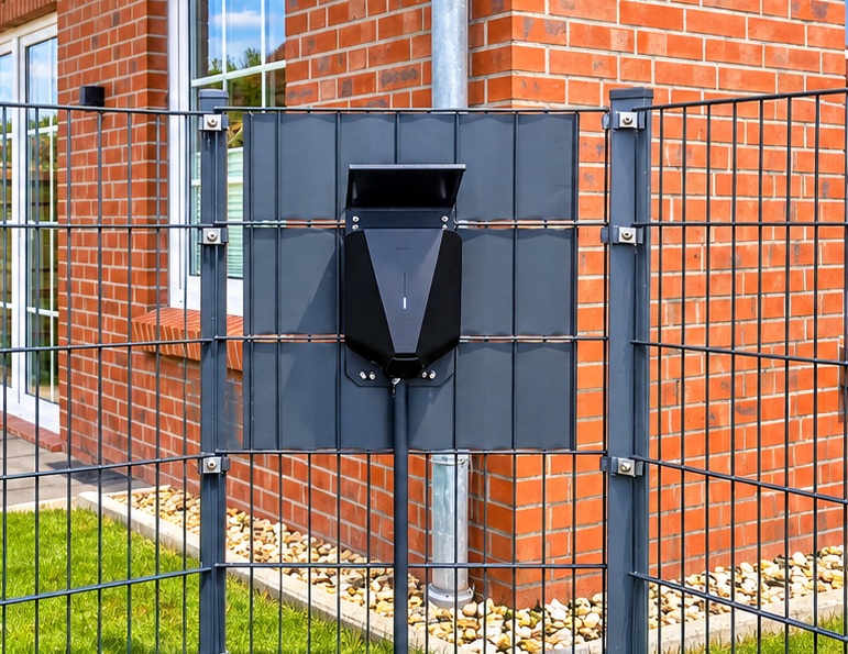 Wallbox an der Ferienwohnung Küstenliebe